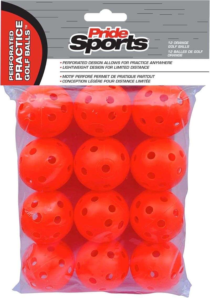 PrideSports Practice Golf Balls, 12 Count - Image 1